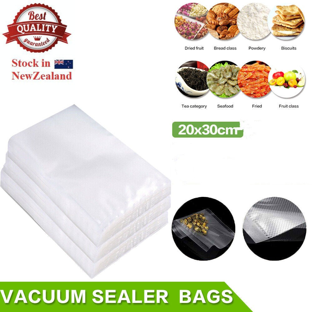 100PCS Vacuum Sealer Bags Precut Food Storage Saver Heat Seal Cryovac Bag