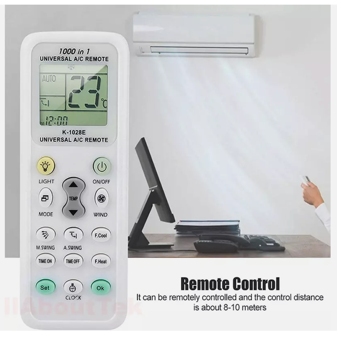 Universal A/C Air Conditioning Remote Control Air Con ALL MAJOR BRANDS LCD DGS