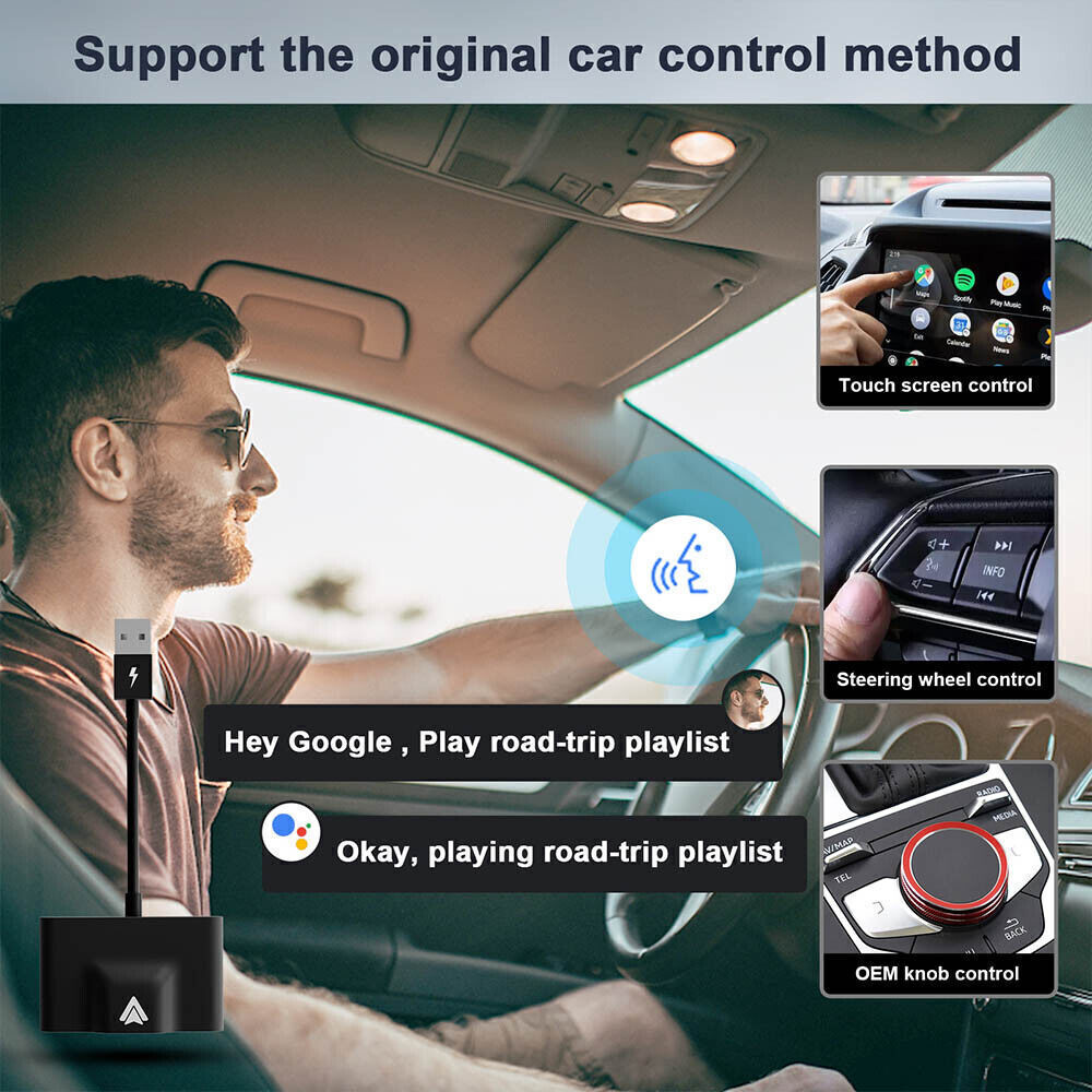 USB Wireless CarPlay Dongle Adapter for Android Car Auto Navigation Player