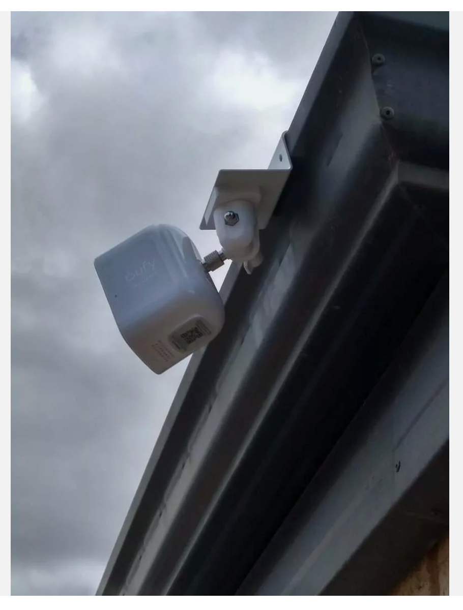 Weatherproof Gutter Mount for Arlo EufyCam3 /EufyCam 2C/2C Pro/Eufy E Camera