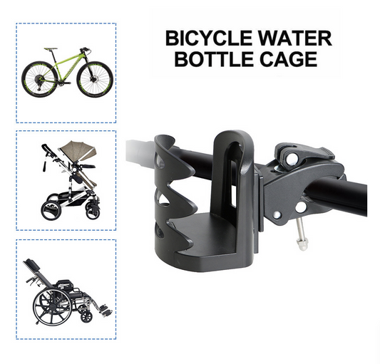 Bike Cup Holder Cycle Beverage Water Bottle Plastic Mount Drink Bike Handlebar