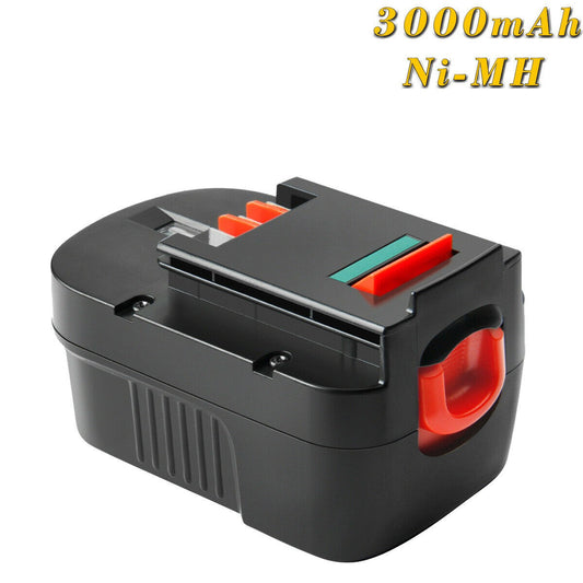 14.4V 3000mAh Ni-MH Battery for Black&Decker A14 A144 A14F FSB14 BD1444L HPB14