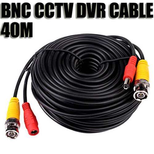 Video Power BNC RCA Cable 40m CCTV Security Cameras