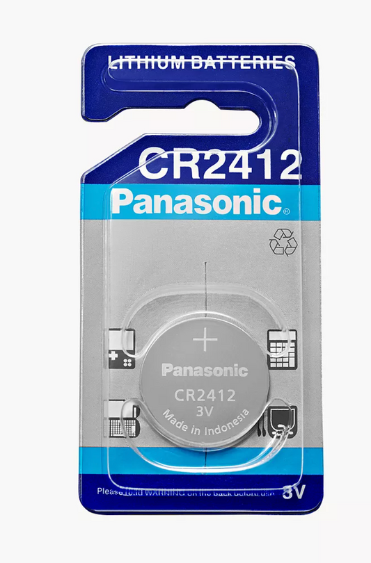 CR2412 Panasonic 3V Lithium Battery button cell/coin