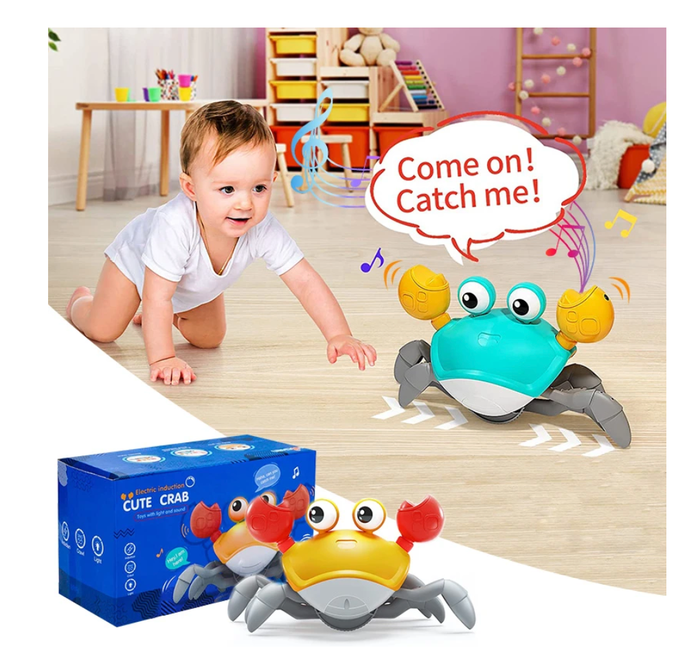 Cute Crab - toy with sound and light - Interactive - Water - Kids/childrens Toy