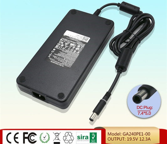 Dell Adapter Charger 240W 19.5V 12.3A PA-9E GA240PE1-00 330-4128 J938H