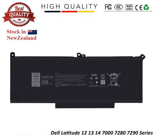 F3YGT Battery For Dell Latitude 12 7000 7280 7290 13 7380 7390 14 7480 7490