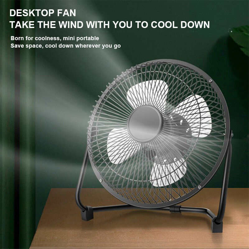 4inch Portable Mini USB Small Cooling Fan Desk Desktop Cooler