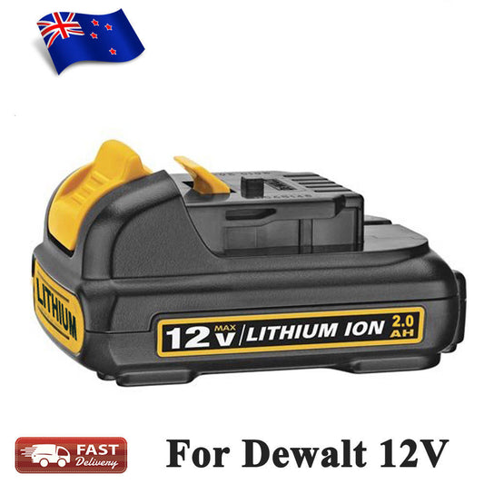 Battery For Dewalt 12V XR DCB120 DCB120-XE DCB123 DCB125 DCB127-XE DCD700 Slide