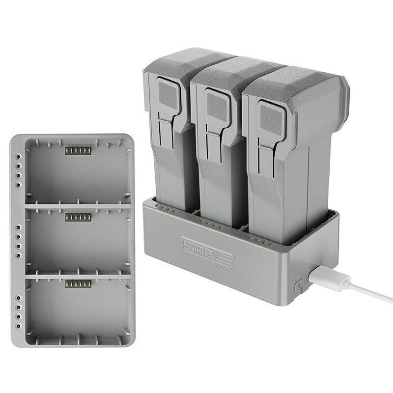 For DJI Mini 4 Pro/Mini 3 Pro Battery Charger 3-Way USB/Type-C Fast Charging Hub