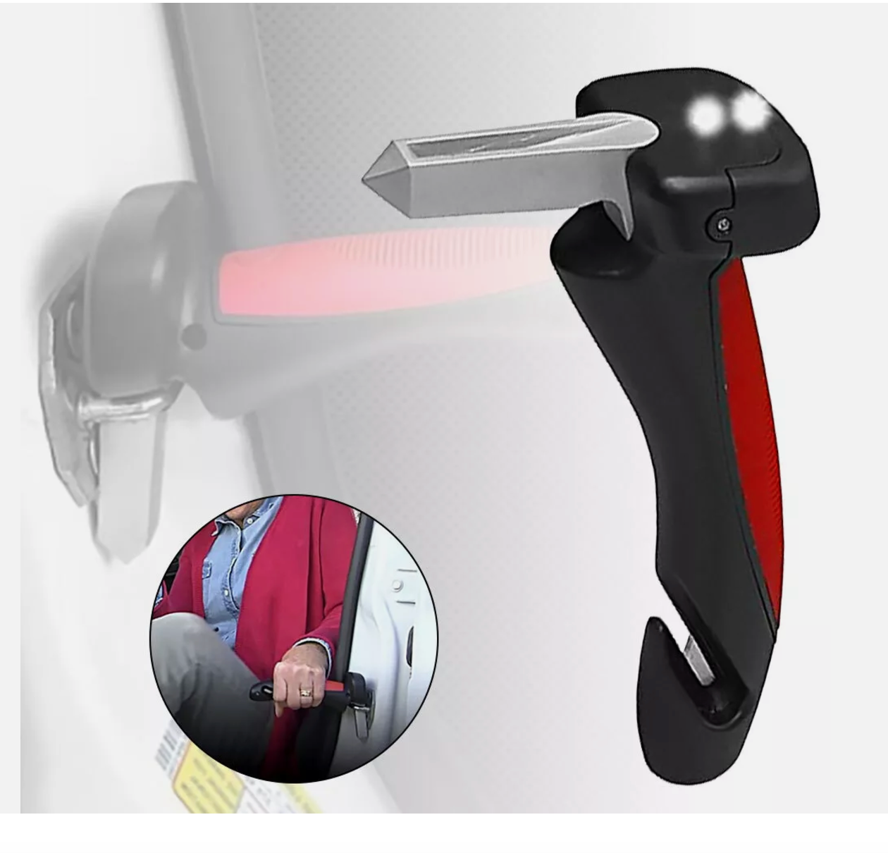 Car Door Handle Disability Elderly Standing Aid Cane Assist Mobility Aid Tool 