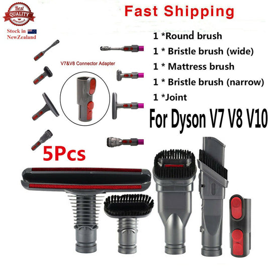 Brush Attachment Accessories Kit Replacement For Dyson V7 V8 V10 Vacuum Cleaner