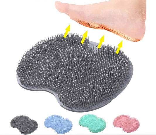 Foot Back Body Scrubber Massager Pad Shower Bath Exfoliating Brush Cleaning Mat