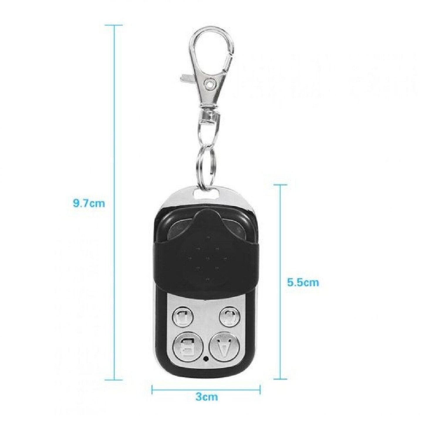 Universal Replacement Garage Door Gate Car Cloning Remote Control Key Fob 433