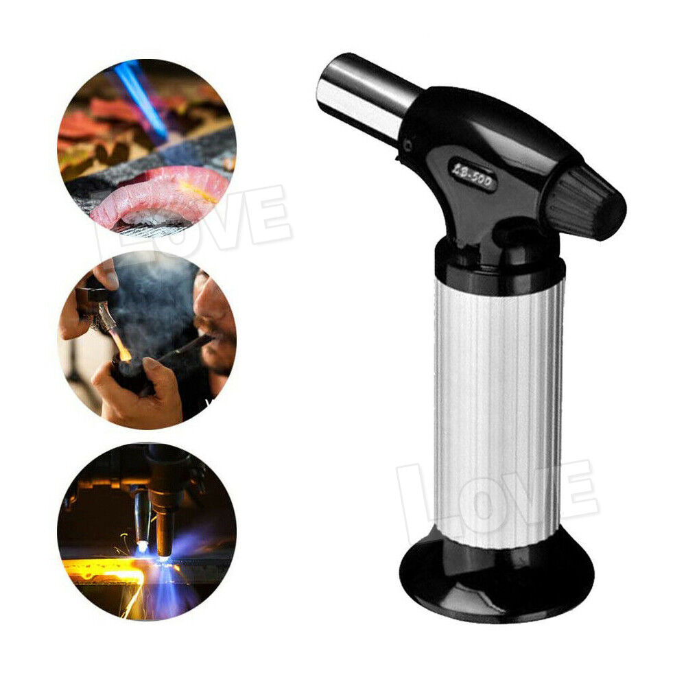 Refillable Gas Butane Blow Torch Fire Lighter Food Cook Baking Culinary Solder