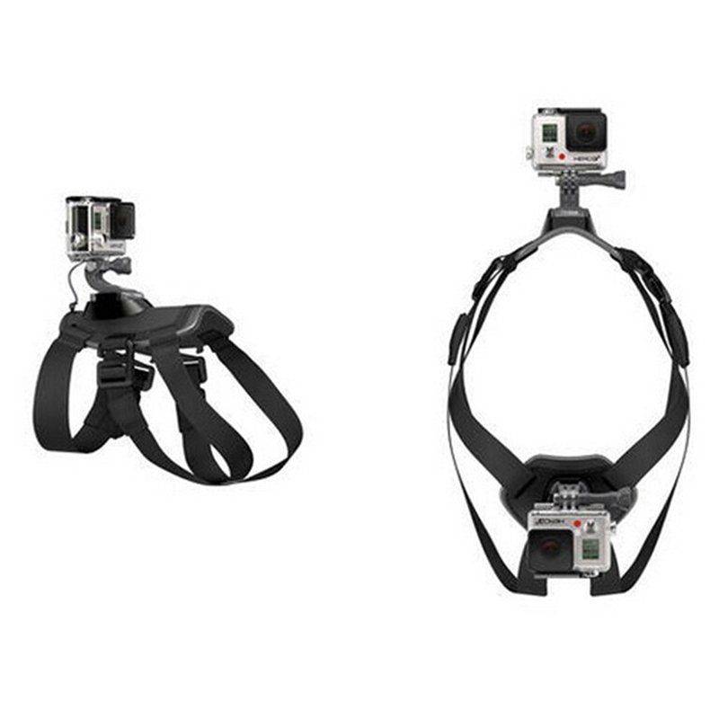 Pet Dog Fetch Harness Chest Strap Belt Mount GoPro Hero 6 4 3+ 3 7Go Pro Camera