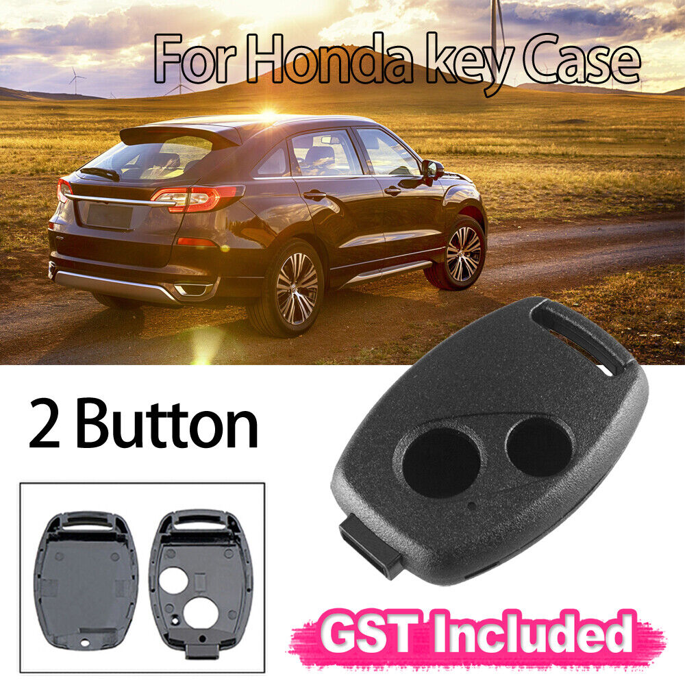 2 Button Key Shell Replacement For Honda Jazz Civic Accord Odyssey Remote Case