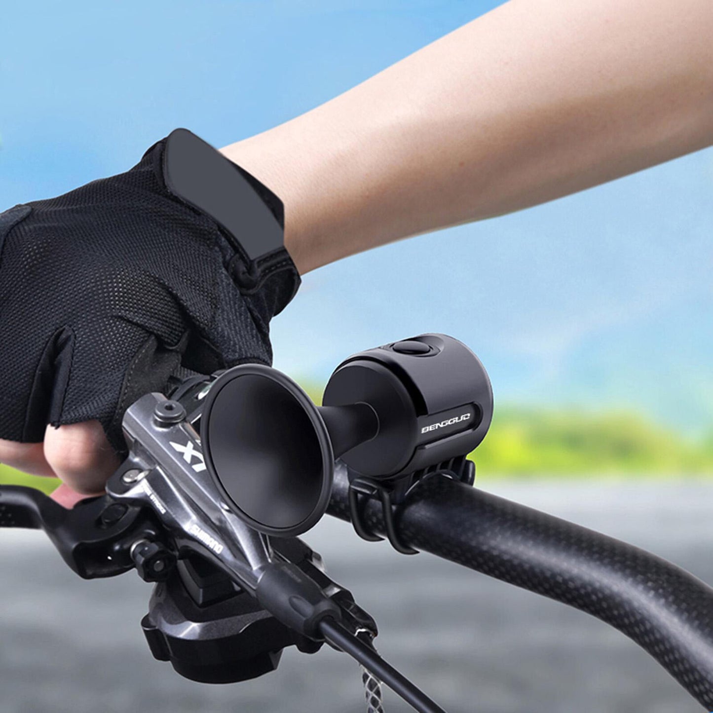 120dB Bicycle Handlebar Bell Waterproof Bike Electric Horn For Scooter/Road/MTB