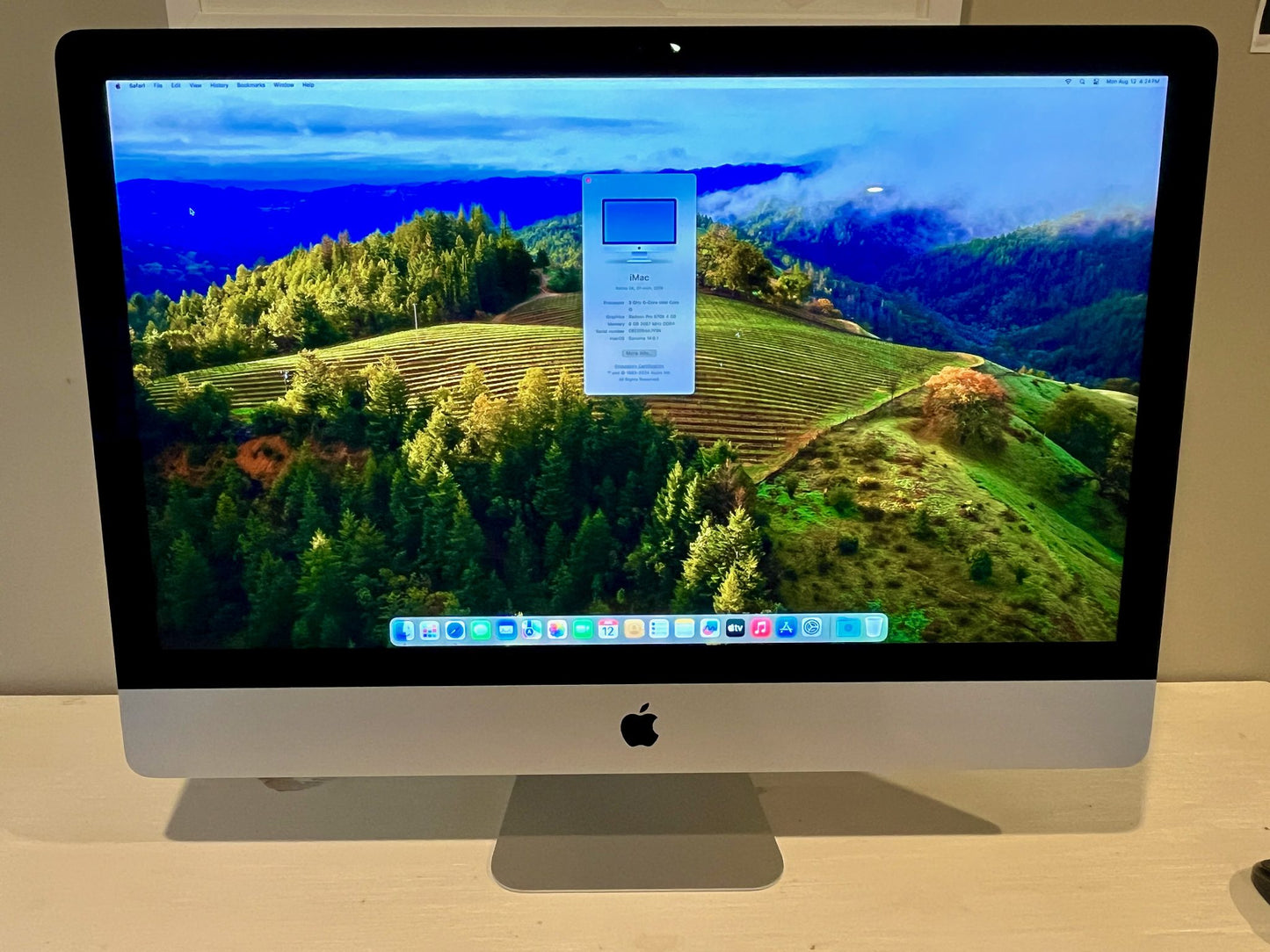 Excellent iMac (Retina 5K, 27'', 2019) 1TB Fusion Drive 8GB RAM Radeon Pro 4GB