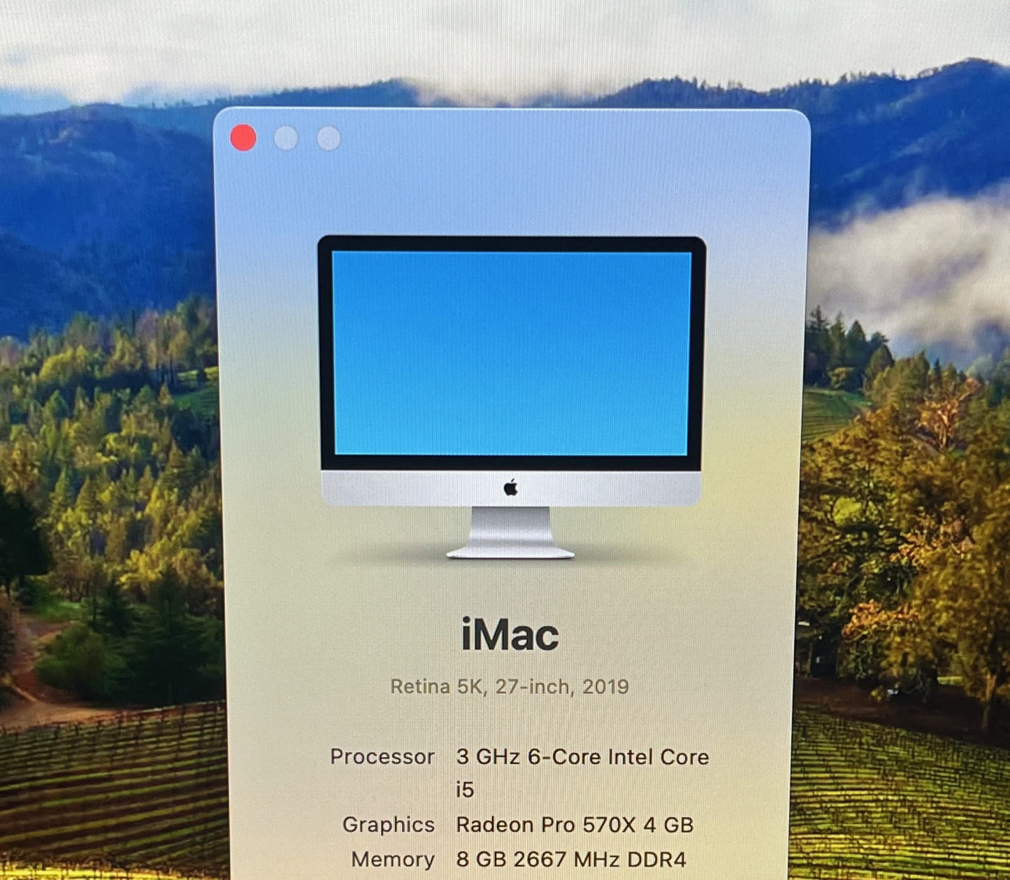 Excellent iMac (Retina 5K, 27'', 2019) 1TB Fusion Drive 8GB RAM Radeon Pro 4GB