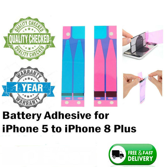 2x iPhone OEM Battery Adhesive Sticker Glue Strip Plastic