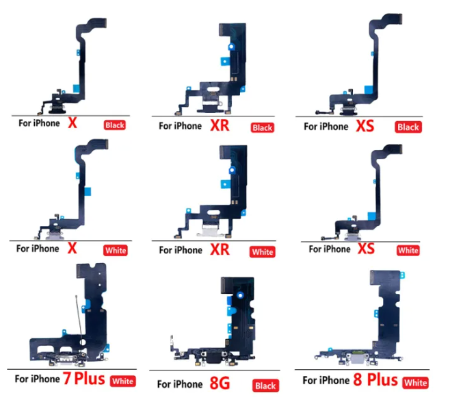 Assorted Charger Charging Port Dock Flex Cable Replacement