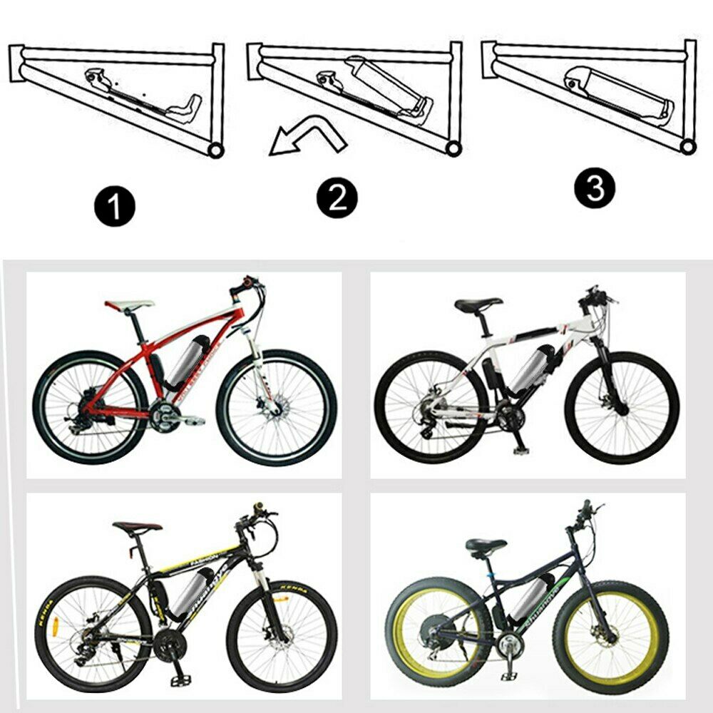 48V 10ah ebike Li-ion Mountain electric bicycle Kettle shape