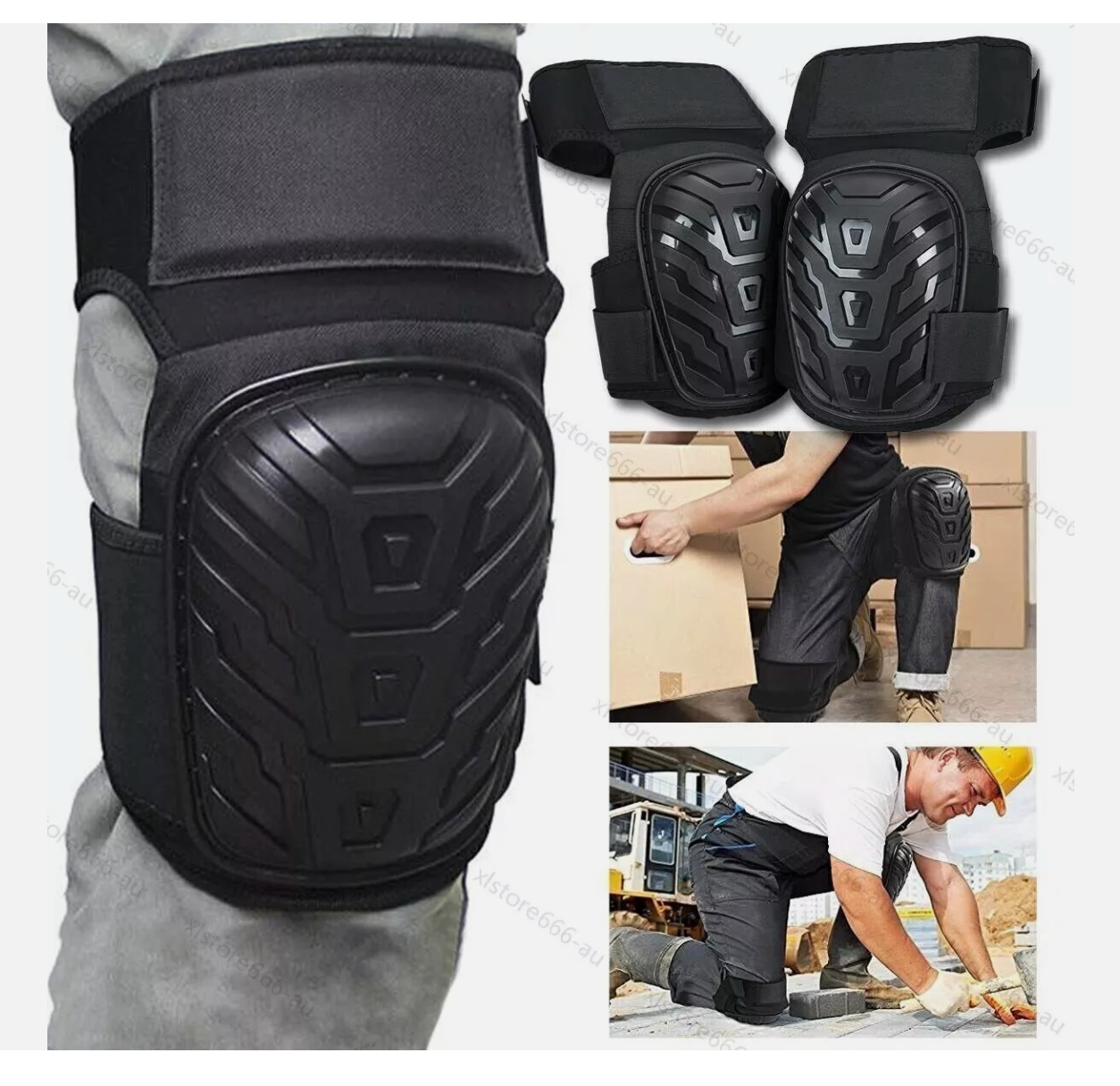 1 Pair Knee Pads Construction Professional Work Safety Comfort Gel Leg Protector