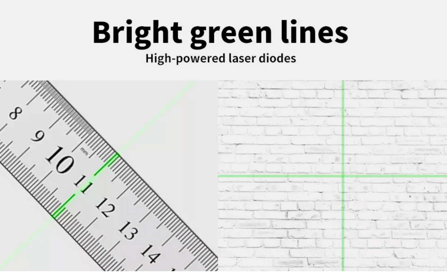 Laser Level Green Self Leveling Tripod 12 Line 360° Rotary Cross Measure Tool