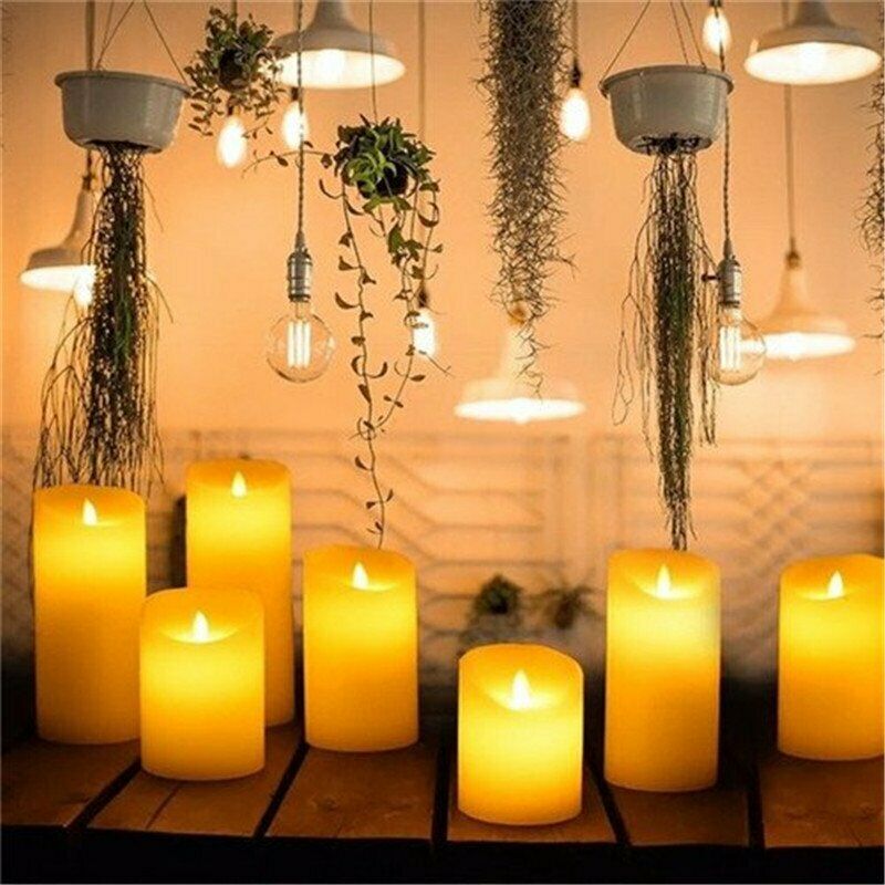 3X  LED Candle