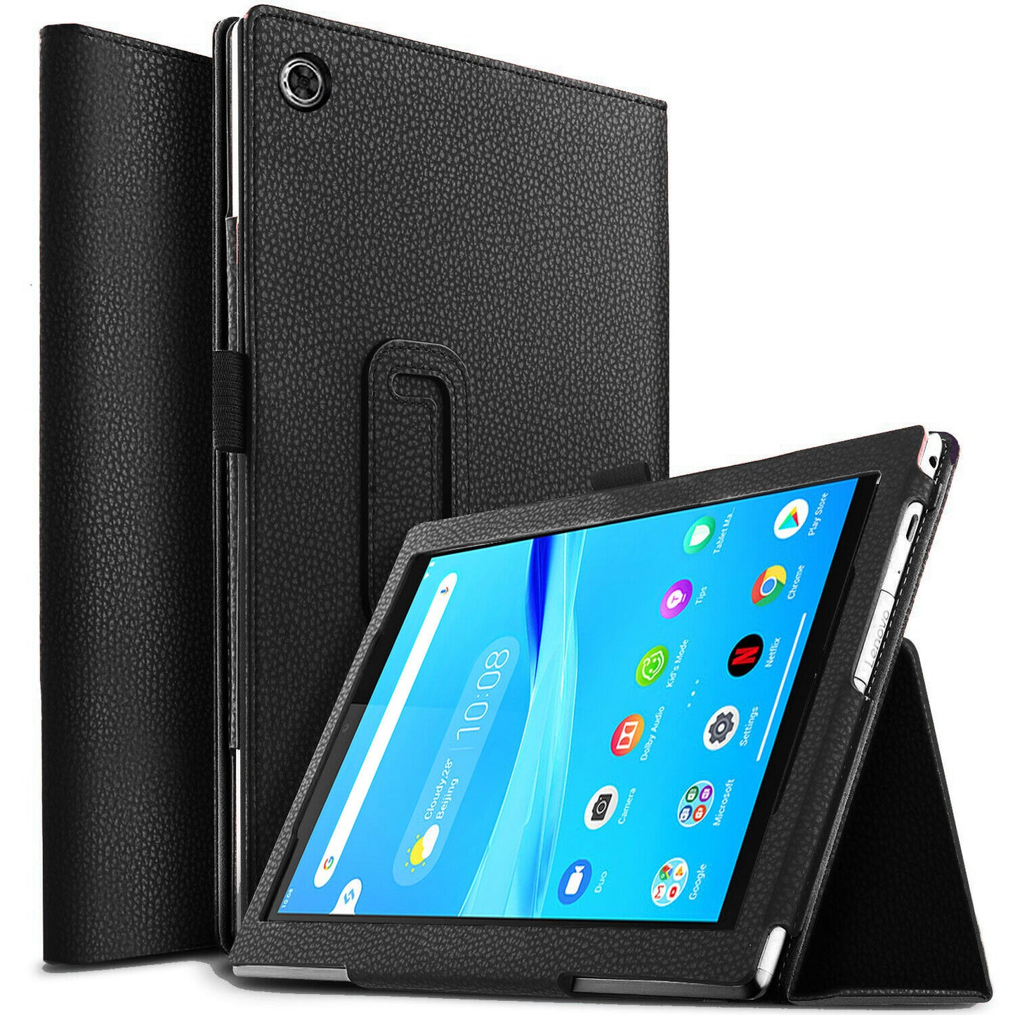 Lenovo Tab M7(2nd Gen) Folding Stand PU Leather Business Heavy Duty Case Cover