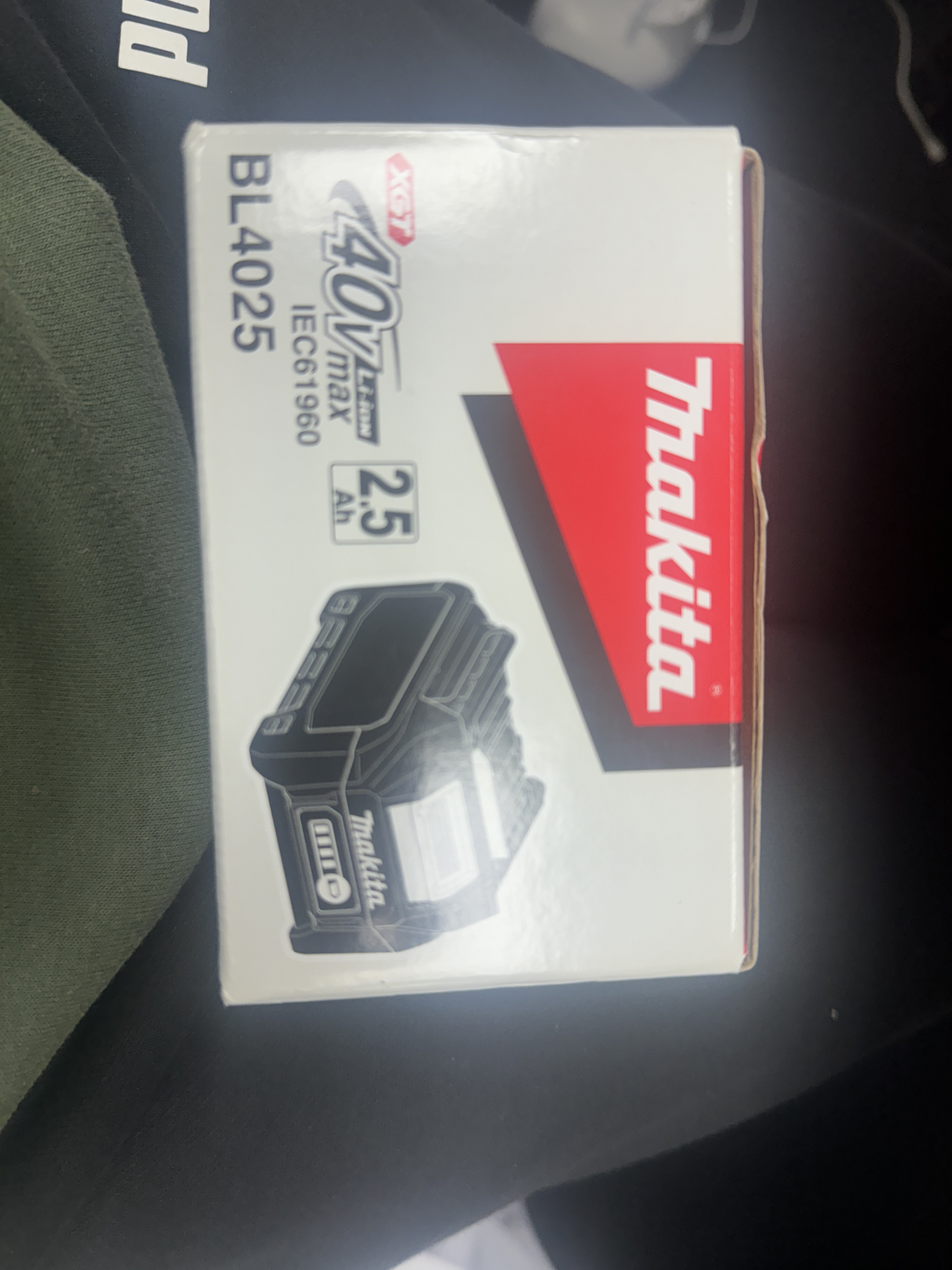 Genuine Original Makita 40V 2.5Ah XGT Battery