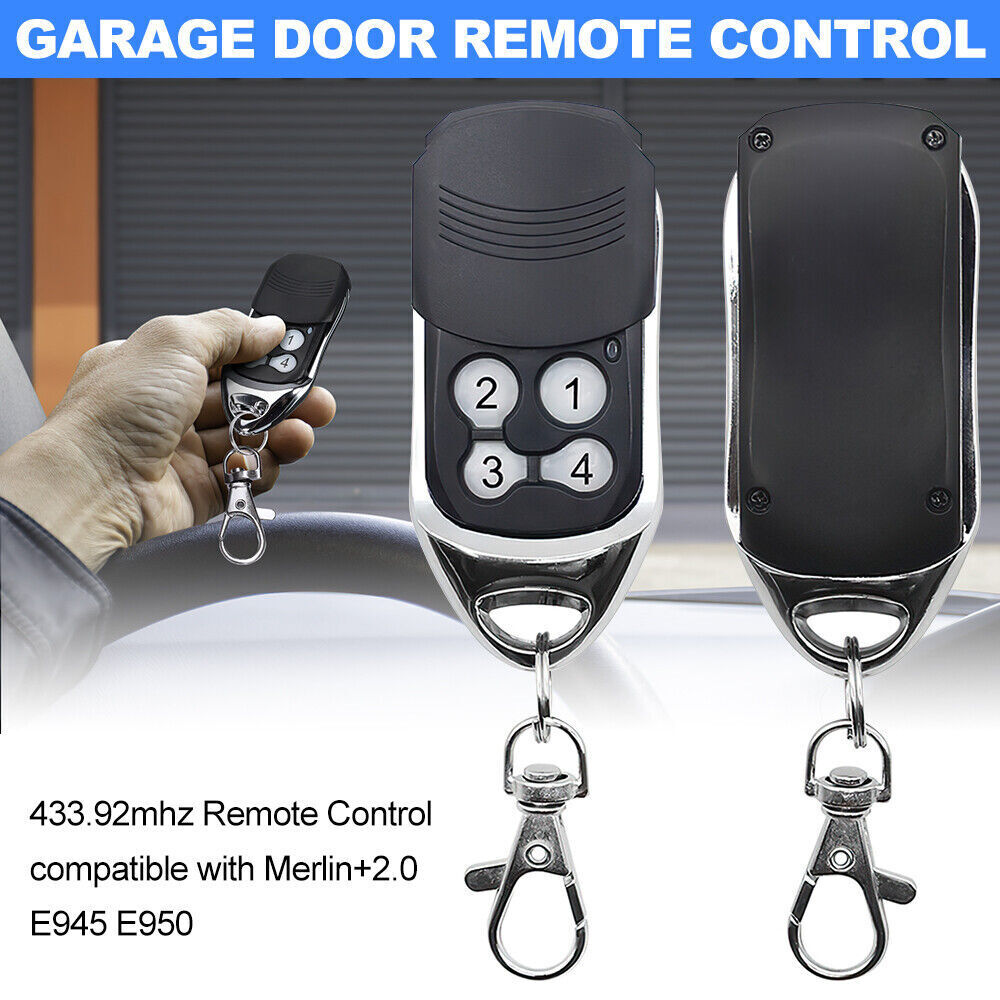 Replacement Garage Door Remote Merlin+2.0 E943 E945M E950