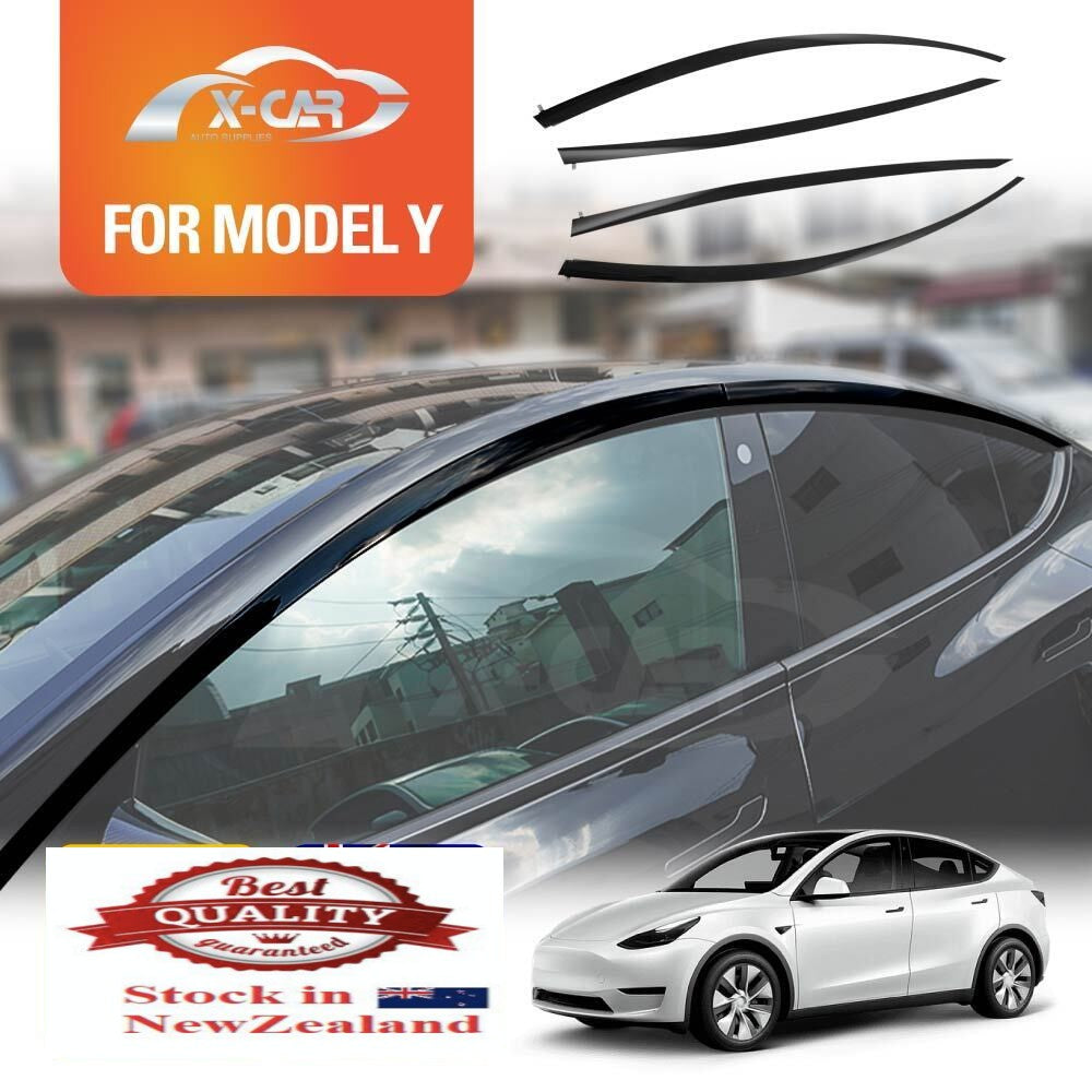 Tesla Model Y Weathershields Window Visor Weather Shields Deflectors Accessories