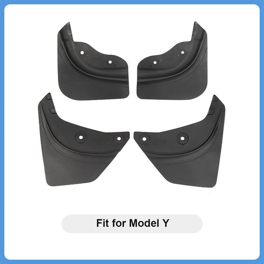 4Pcs Mud Flaps Splash Guards Fender For Tesla Model Y Front Rear TPE Mudguard