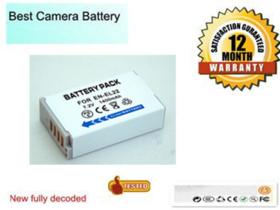 Nikon Camera 1 J4 1 S2  EN-EL22 Battery Comp.