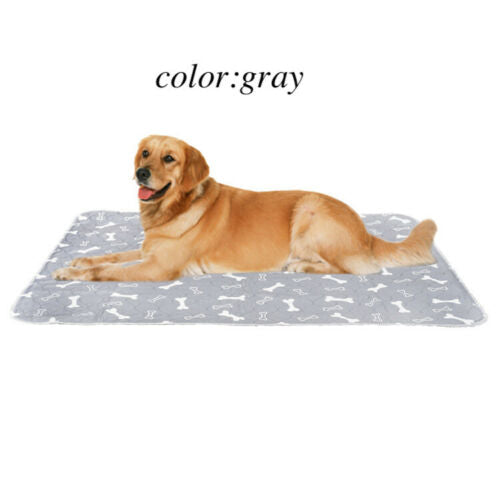 Washable Pet Dog Cat Puppy Training Pee Reusable Pads Cushion Bed Absorbent Mat