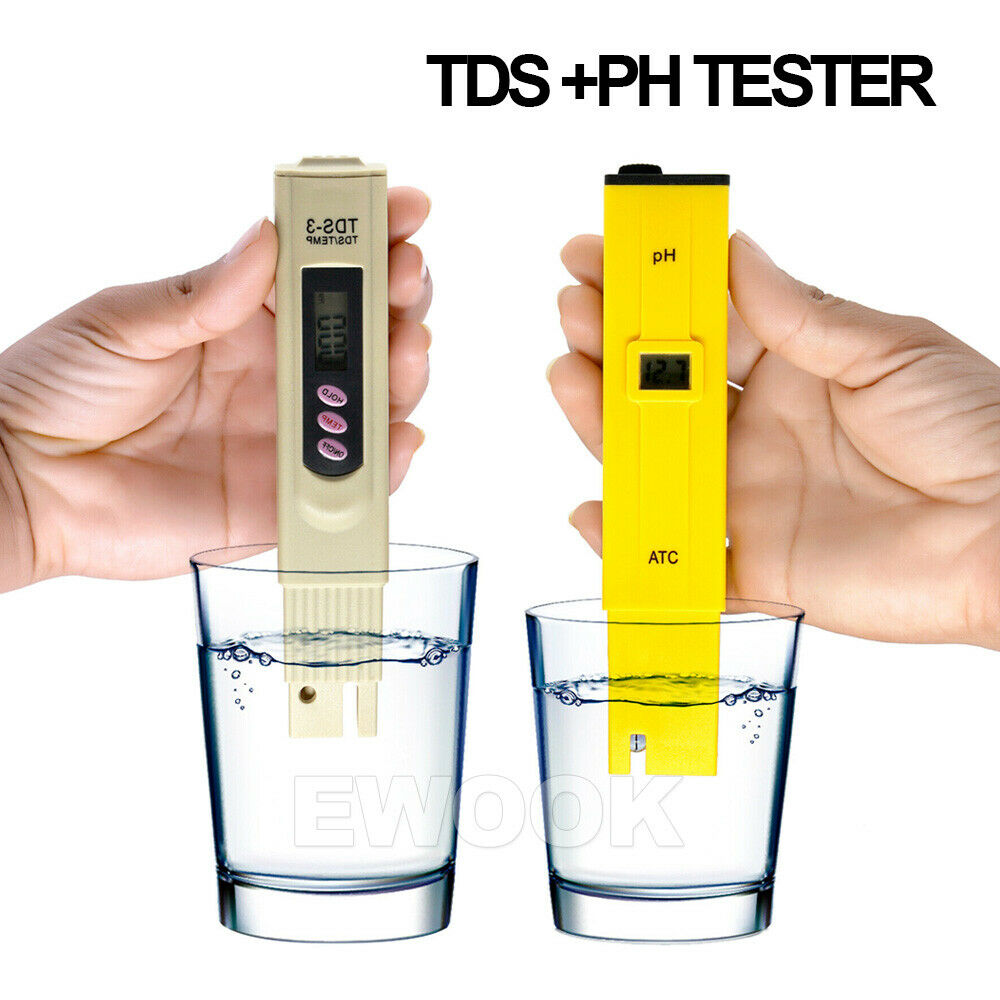 Premium Digital PH Meter / TDS Tester Aquarium Pool SPA Water Quality Monitor