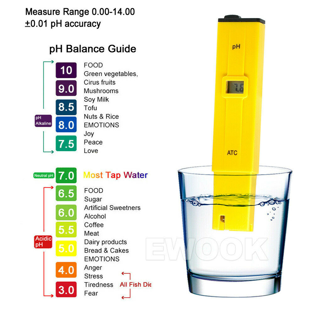 Premium Digital PH Meter / TDS Tester Aquarium Pool SPA Water Quality Monitor