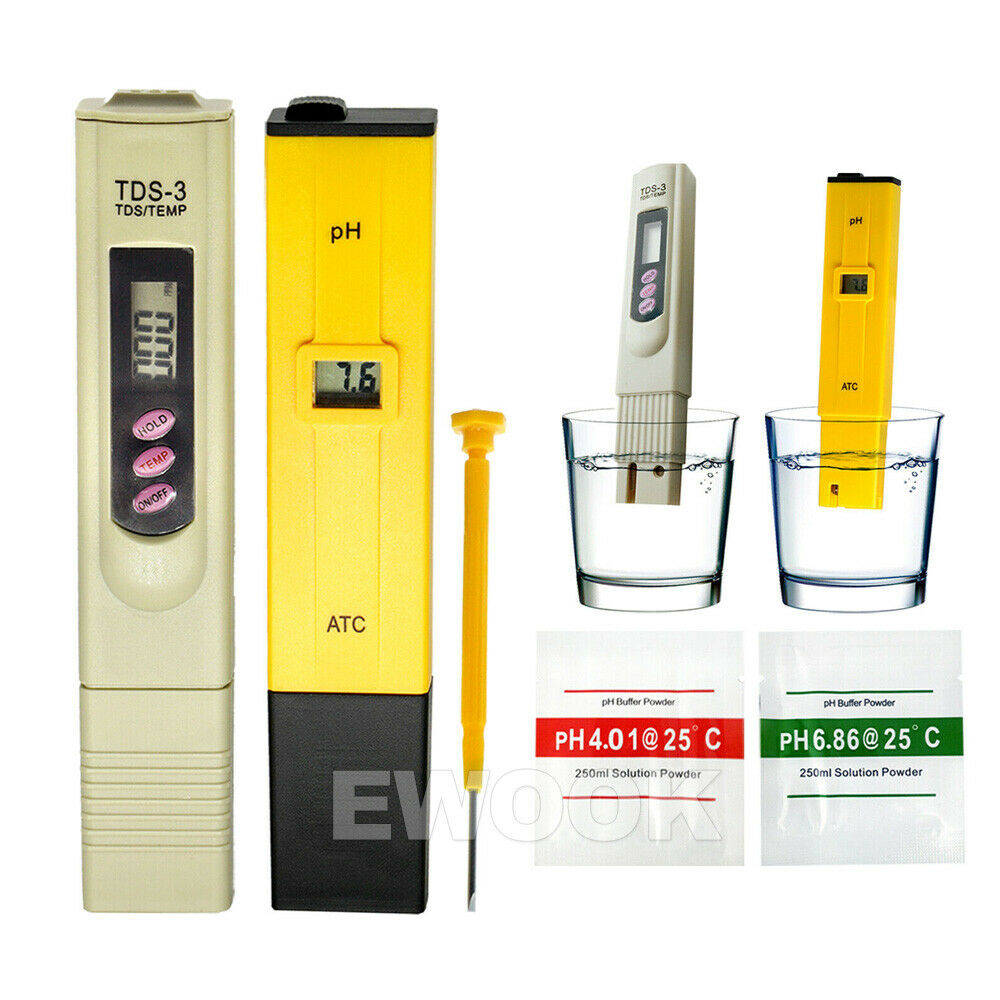 Premium Digital PH Meter / TDS Tester Aquarium Pool SPA Water Quality Monitor