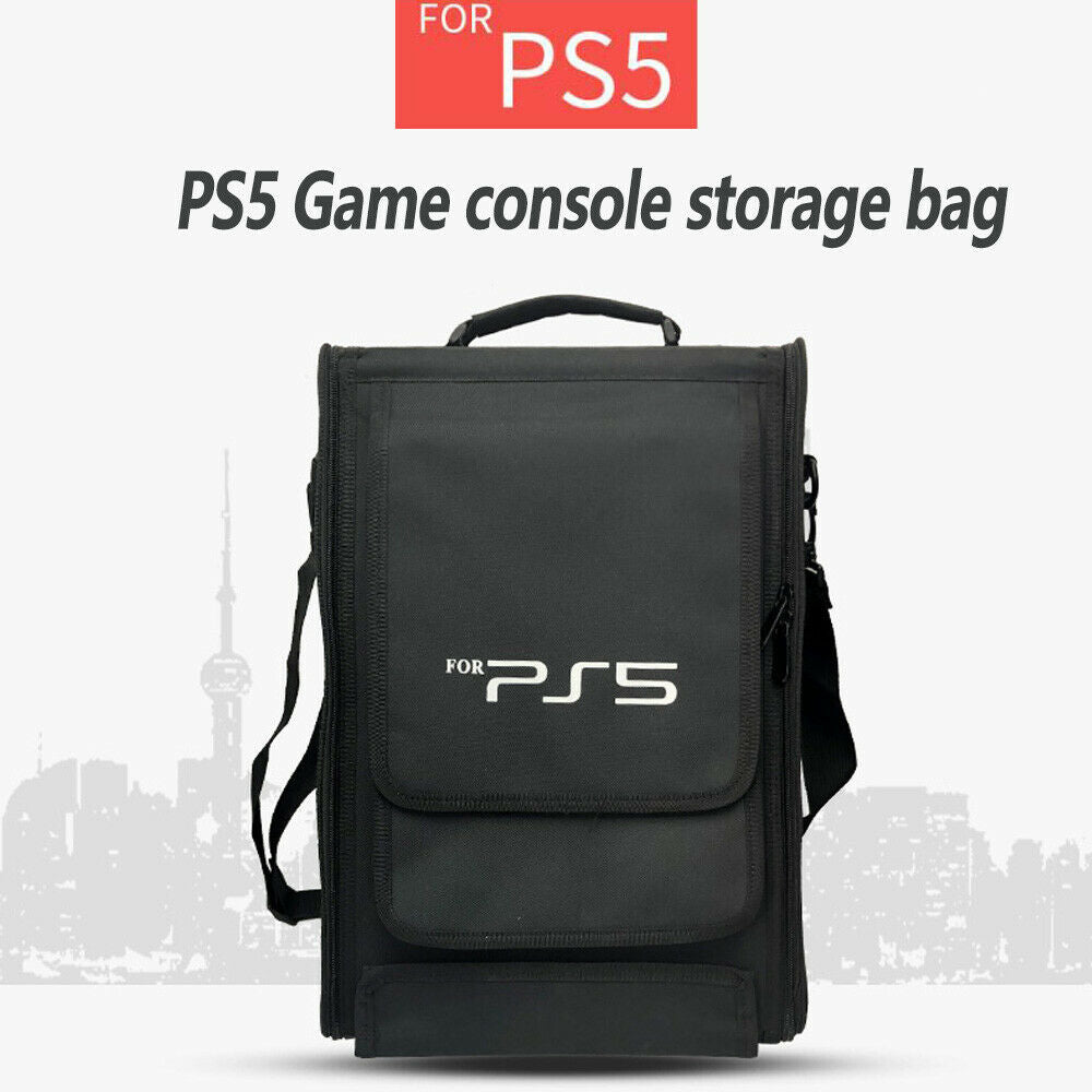 For PS5 Console Controller Protective Storage Bag Case Backpack Travel Carrying