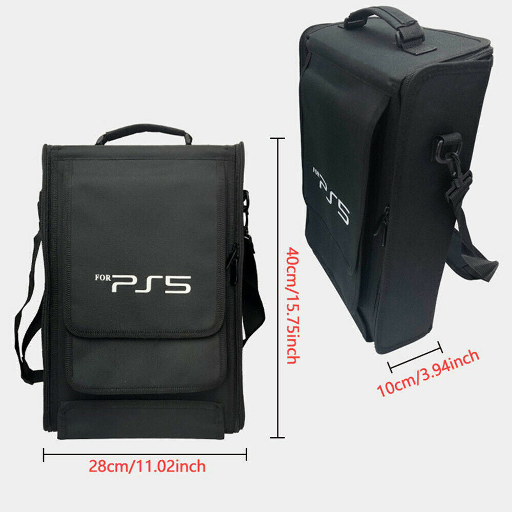 For PS5 Console Controller Protective Storage Bag Case Backpack Travel Carrying