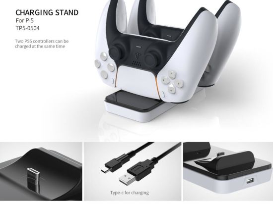 PS5 Controller Charger Station Stand DualSense Charging Dock For PlayStation 5