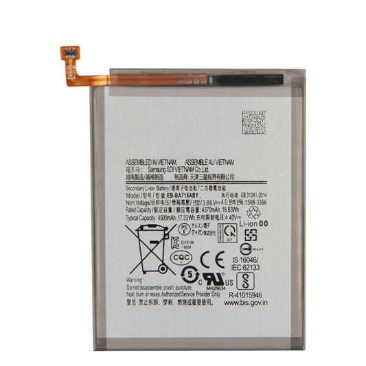 Replacement Phone Battery EB-BA715ABY For Samsung Galaxy A71 SM-A7160 4500mAh