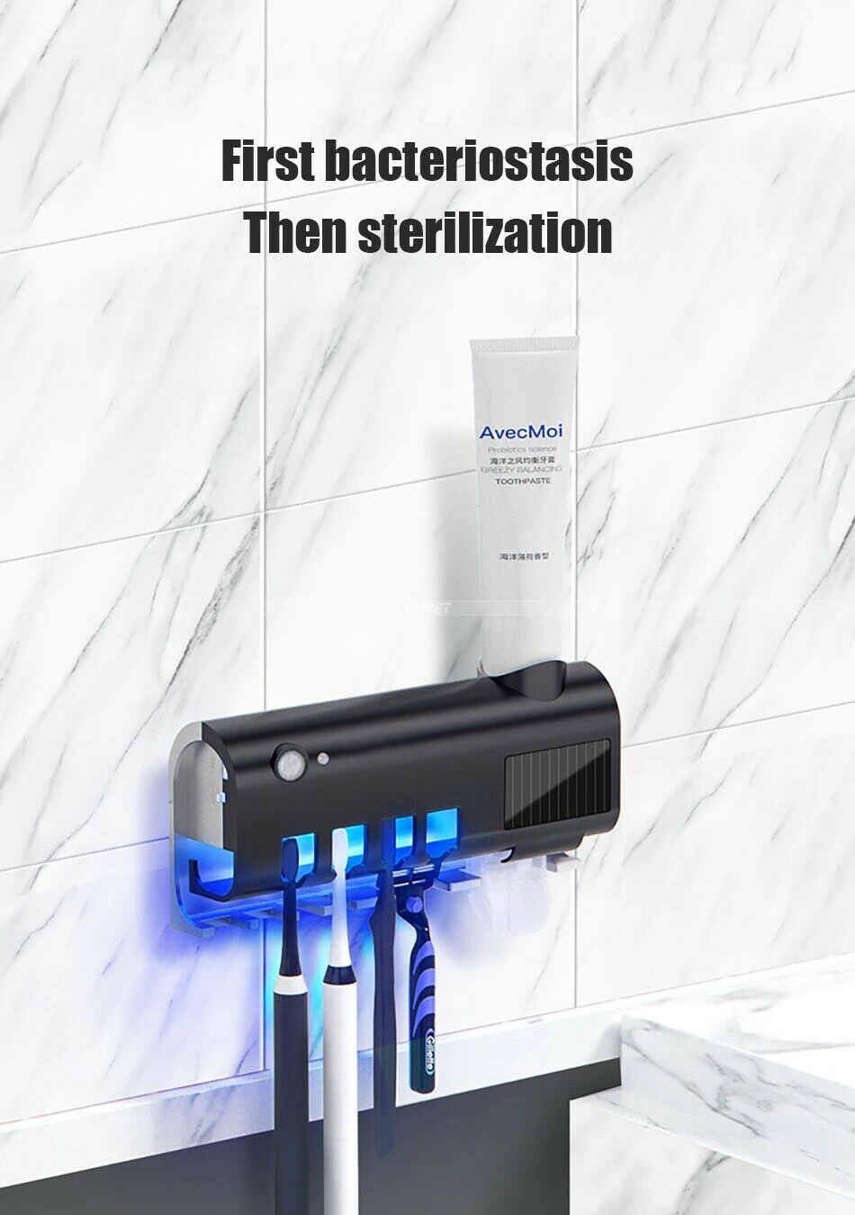 Toothbrush Holder Dispenser