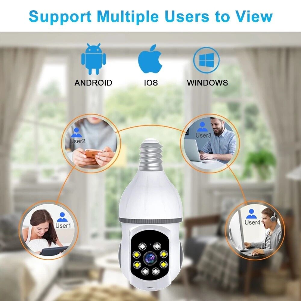 Full HD 1080P Wireless Wifi IP Camera intercom App Home Security Object Tracking