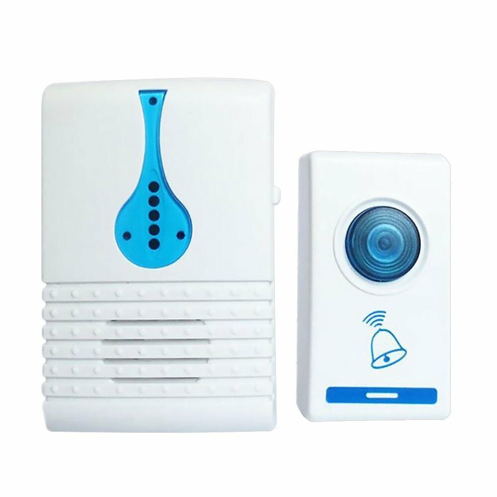 WIRELESS DOOR BELL DOORBELL DIGITAL CORDLESS PORTABLE 36 CHIME 100M RANGE DM