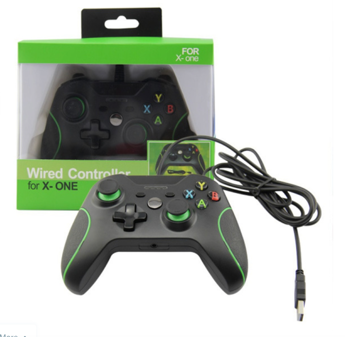 Xbox One Slim Wired controller comp.