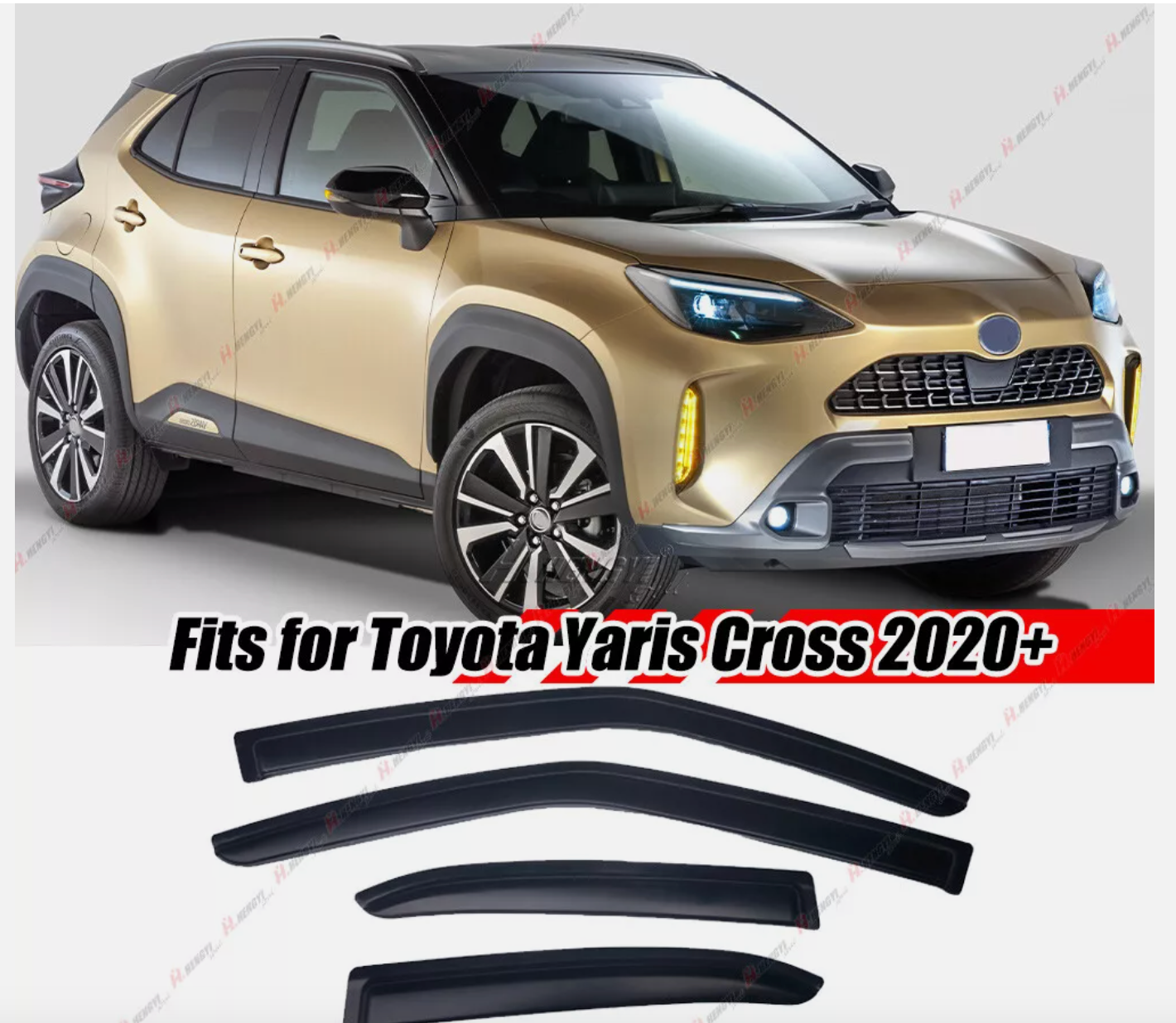 Toyota Yaris Cross 2020-Onwards Weathershields