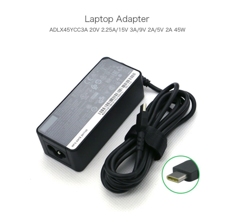 45W Type C USB-C Power Adapter PD Charger